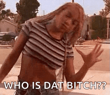 Girl Flipping Hair Who Dat GIF