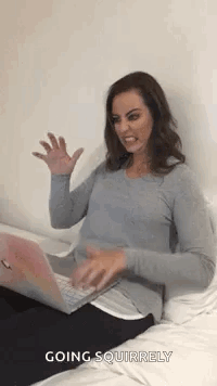 Girl Furiously Typing Meme GIF