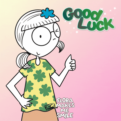 Girl Giving Thumbs Up Good Luck You Got This GIF