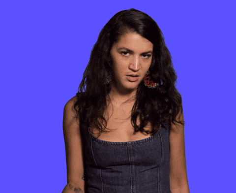 Girl Got Bored With Person Talking Nonsense GIF