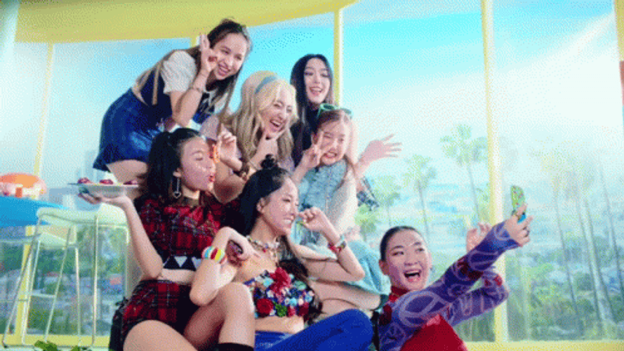 Girl Group Selfie GIF