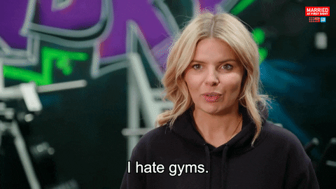 Girl Hates Go To The Gym GIF