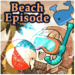 Girl Holding Beach Ball Beach Episode