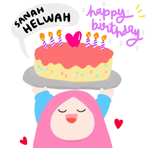 Girl Holding Birthday Cake