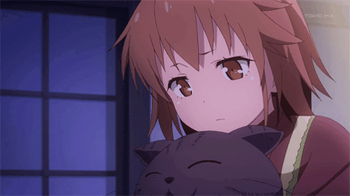 Girl Holding Black Cat Tokyo MX