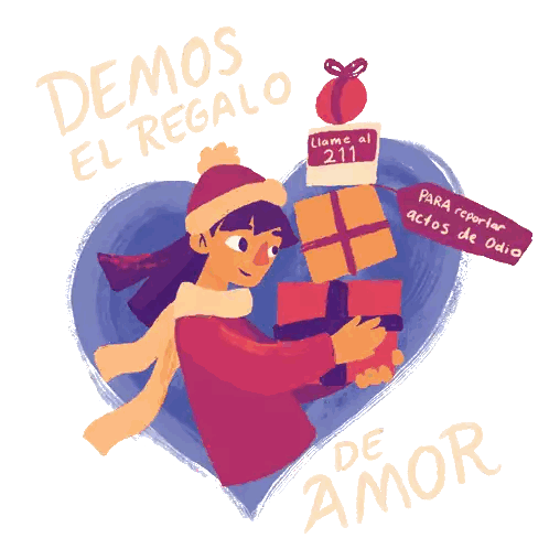 Girl Holding Gift Demos El Regalo