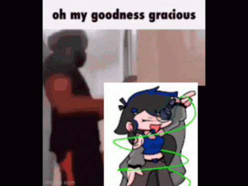 Girl Holding Microphone Saying Oh My Goodness