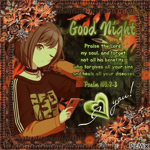 Girl Holding Phone Saying Good Night GIF