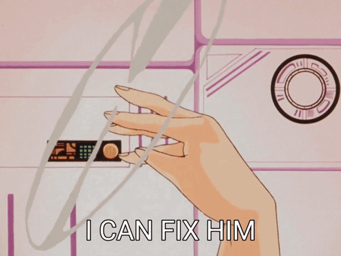 Girl Holding Screwdriver in Mouth Saying I Can Fix Him