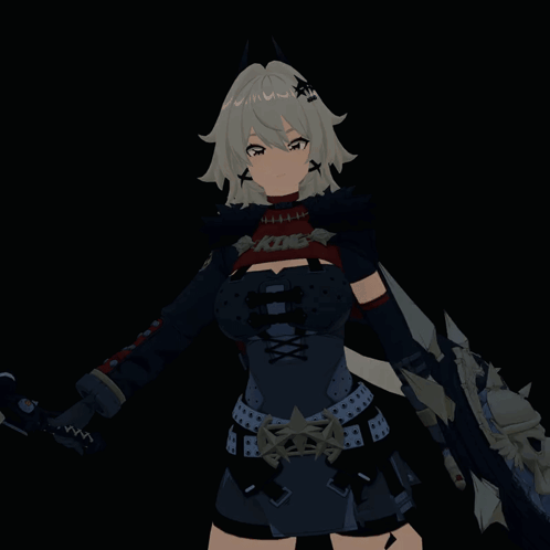 Girl Holding Sword and Tire Saying Speed King