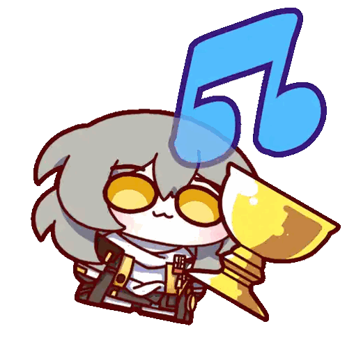 Girl Holding Trophy and Music Note