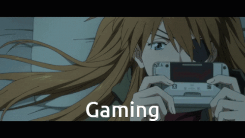 Girl Holding Video Game Controller With Gaming
