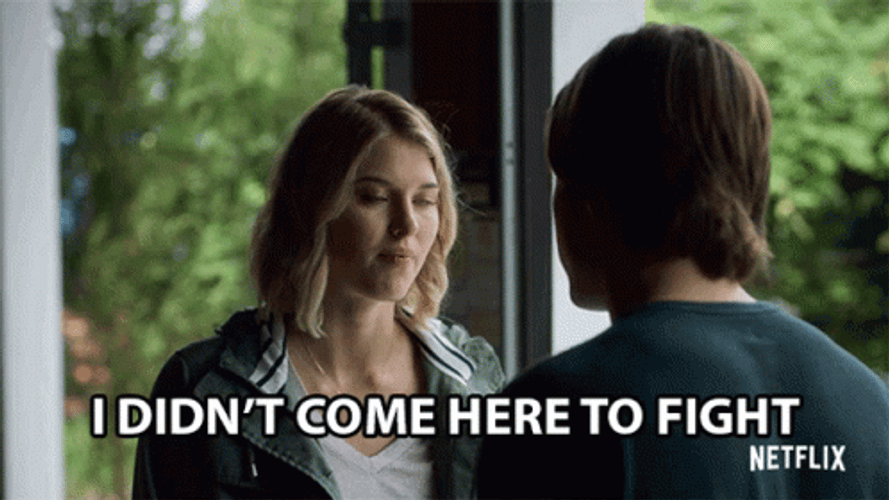 Girl I Don't Want Peace I Want Problems GIF