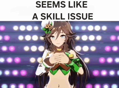 Girl in Bikini on Stage Hands on Chest Seems Like a Skill Issue
