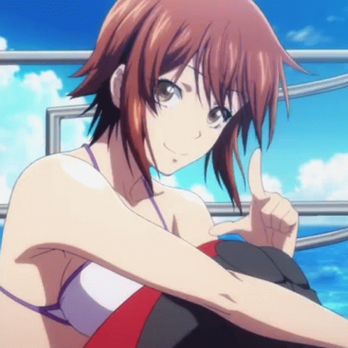 Girl in Bikini Thumbs Up