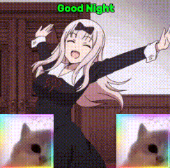 Girl in Black Dress Dancing With Dog in Background