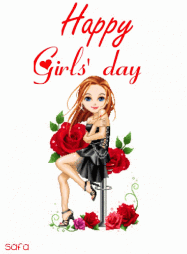 Girl in Black Dress Sitting on Bar Stool
