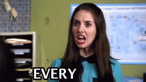 Girl In Black Shirt Saying Direction GIF