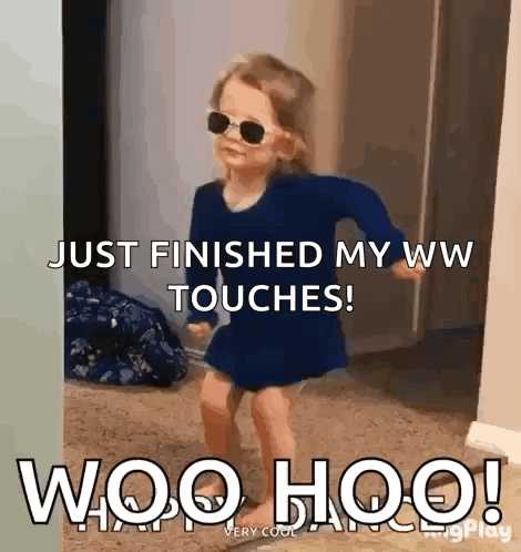 Girl In Blue Dress Dancing GIF