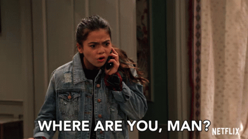 Girl in Denim Jacket Talking on Phone