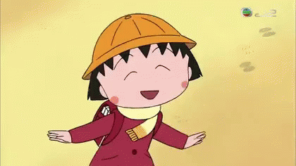 Girl In Orange Hat And Red Jacket GIF
