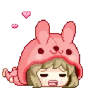 Girl in Pink Bunny Hat