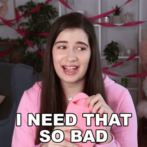 Girl in Pink Hoodie Says I Need That So Bad