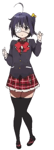 Girl in Plaid Skirt and Knee Socks