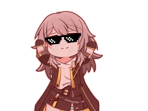 Girl in Purple Coat and Sunglasses