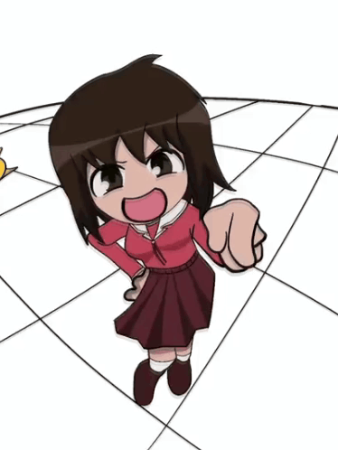 Girl In Red Dress Giving Thumbs Up GIF