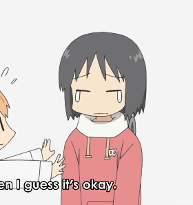 Girl in Red Hoodie Saying Its Okay