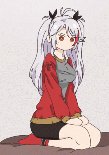 Girl in Red Jacket with Letter R