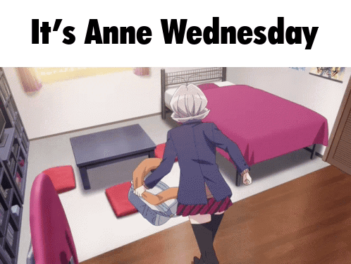 Girl in Room With It s Anne Wednesday
