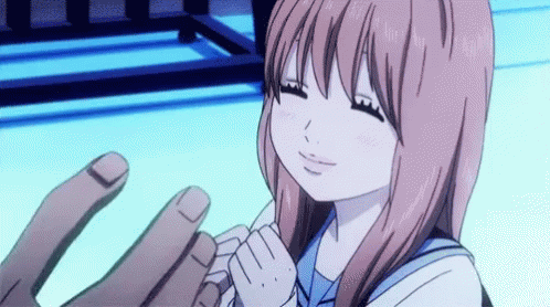 Girl in School Uniform Holding Hand