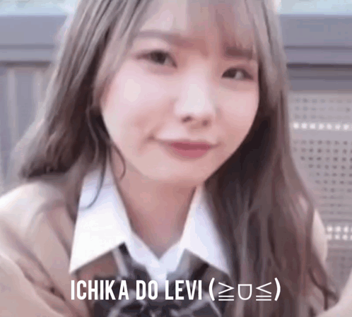 Girl In School Uniform Ichika Do Levi GIF