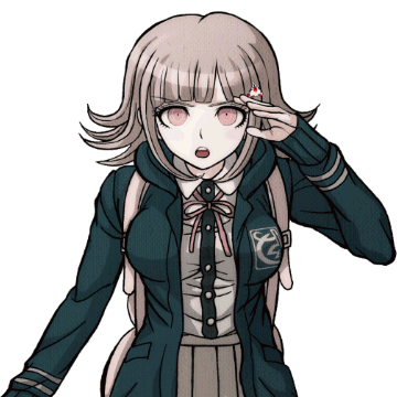 Girl In School Uniform With G GIF