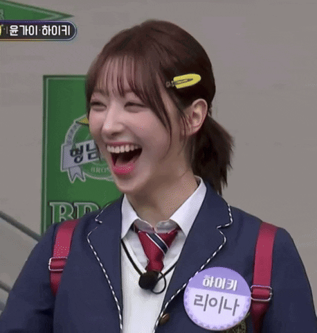 Girl in School Uniform with Name Tag Rio