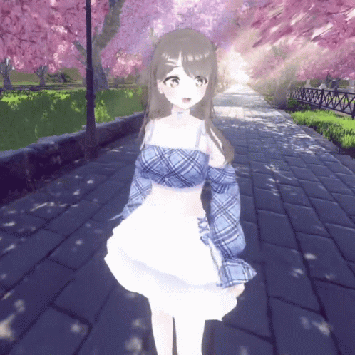 Girl in Squirrel Costume Arms Outstretched in Front of Tree