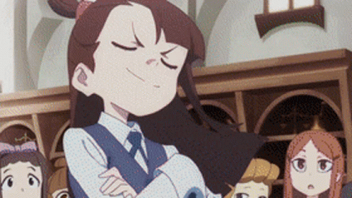 Girl In Suit And Tie Before Group Of Girls GIF