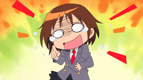 Girl In Suit And Tie Making Funny Face GIF