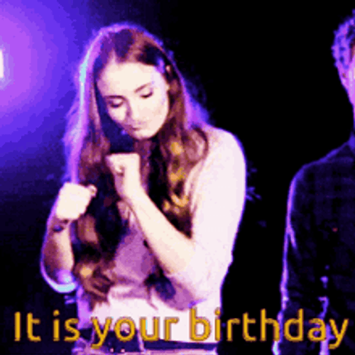 Girl In The Bar Dancing Its Your Birthday GIF