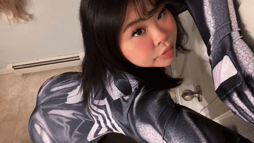 Girl In Venom Suit And Goku Drip GIF