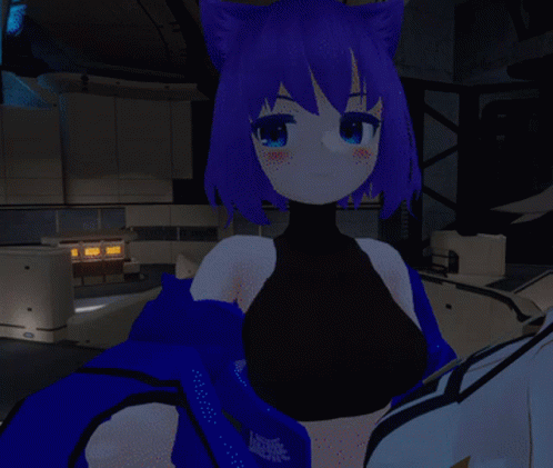 Girl in White Dress Next to Girl with Cat Ears