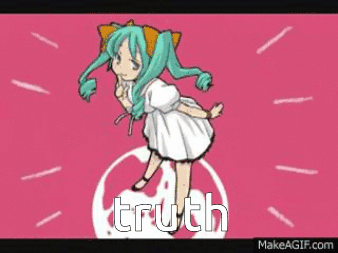 Girl in White Dress Standing on Globe with Truth