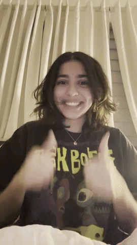Girl In Xbox Shirt Giving Thumbs Up GIF