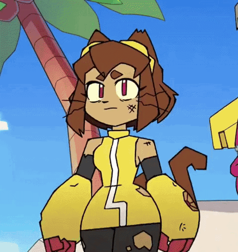 Girl in Yellow Outfit with L