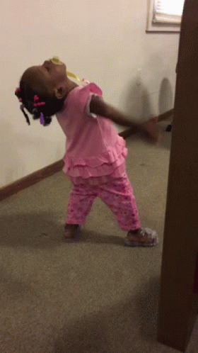 Girl Kid Almost Fall Out GIF