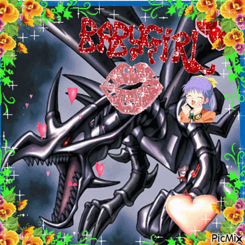 Girl Kissing Dragon Babygirl