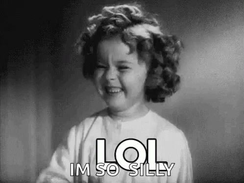 Girl Laughing Black White Lol Im So Silly