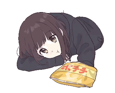 Girl Laying With Chips Bag